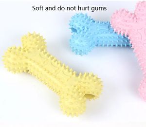 Barato TPR interactivo mascota hueso masticar perro juguete molares goma mascota morder juguetes interactivos para perros - Product Image 3