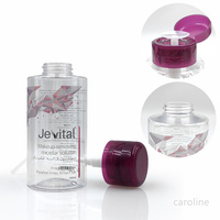 Bouteilles à presser en plastique PET de 100 ml pour pompe à Toner et huile de maquillage, bouteilles à bouchon rabattable pour Lotion cosmétique, liquide démaquillant pour le visage
