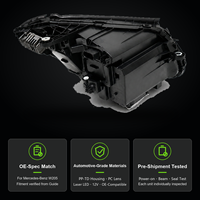 Pour W205 OE 2059067303 2059067403 Nouveau phare LED Plug & Play Connecteur OE Même support Compatible avec le phare avant de voiture Vente en gros