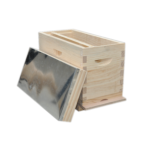 Boîte de ruche en bois Nuc non assemblée à 5 cadres Boîte <span class=keywords><strong>d</strong></span>'accouplement Queen Bee - Product Image 3