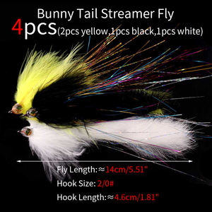 Lot de 10 mouches <span class=keywords><strong>streamer</strong></span> pour eau salée en gros, boîte de 3 styles, mouches <span class=keywords><strong>streamer</strong></span> pour la pêche au black-bass, au <span class=keywords><strong>brochet</strong></span> et au muskellunge, <span class=keywords><strong>leurre</strong></span> de pêche avec boîte à mouches étanche - Product Image 3