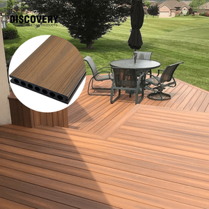 Pavimentazione in Composito Legno-Plastica WPC di Alta Qualità, Coestrusa, Impermeabile, Resistente al Fuoco, Anticorrosione e Antiscivolo - Product Image 1