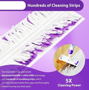 <span class=keywords><strong>Ricariche</strong></span> mocio monouso compatibili con spazzole elettriche mocio Multi-superficie - Product Image 6