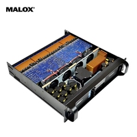 Amplificateur de puissance stéréo intégré MALOX 10Q Circuit Switch Classe Td 4 canaux 1000 Watts Audio professionnel 20Hz-34kHz 0.5dB 60V/us