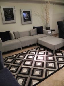 Tapis en cuir de vachette fait main en patchwork, doux et soyeux, fourrure de cuir, tapis moelleux pour chambre à coucher, tailles personnalisées disponibles - Product Image 6