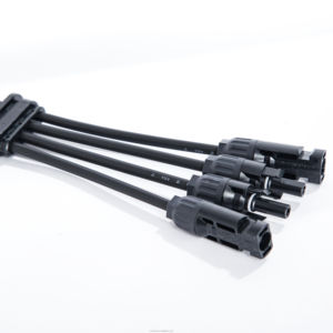 ขั้วต่อพลังงานแสงอาทิตย์1000V ตัวผู้/ตัวเมีย IP67กันน้ำตัวเรือนทองเหลืองสายเคเบิ้ลพีวีมีขนาด1M/3M/5M/10M - Product Image 1