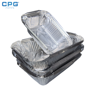 Conteneur en aluminium 8011 de qualité supérieure, rectangulaire, pour la restauration à emporter, conteneur alimentaire en aluminium en vrac pour la restauration - Product Image 1