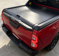 Couverture de benne rigide pliable profil bas aérodynamique pour pick-up, fixation par pince sans perçage
