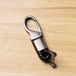 Promotional <strong>Car</strong> Gifts Key Fob Keychains PU Leather Carabiner Keychain with D-Ring and <strong>Eagle</strong> Beak Buckle Custom <strong>Logo</strong> Option - Product Image 3