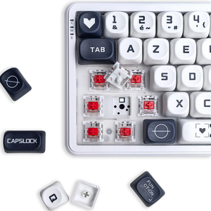 <span class=keywords><strong>Clavier</strong></span> de jeu mécanique à trois modes avec bouton rotatif, éclairage RGB, remplaçable à chaud, ODM OEM pour PC <span class=keywords><strong>Gamer</strong></span> - Product Image 4