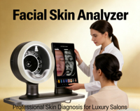 Analyseur de peau AI avec écran HD de 15,6 pouces, équipement de test cutané à 10 spectres pour salon