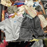 Pakaian Bekas Ekspor Grosir Pakaian Musim Panas Anak Bekas A untuk Perempuan Laki-laki 100kg Bundel Laris Manis Pakaian Anak Bekas Sehari-hari