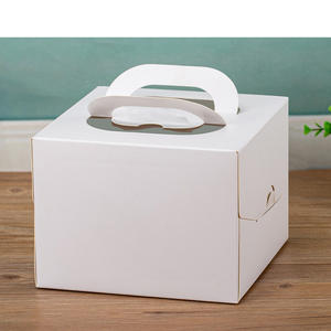 יצרן מותאם אישית מרובע עוגה, קופסאות לחם עם חלונות, סרט מט, עבור מאפה ועוגה לשימוש מתנה - Product Image 2