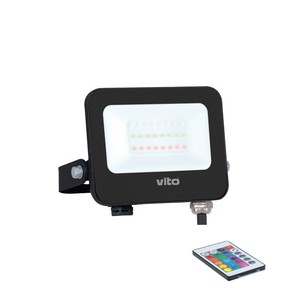 Projecteur LED RGB Vito 20W IP65 IK08 pour extérieur et jardin - Product Image 1