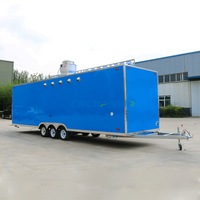 Chammp BBQ Food Trailers Cuisine entièrement équipée Café Boutique Food Truck Container Chariots de nourriture mobiles Offre Spéciale