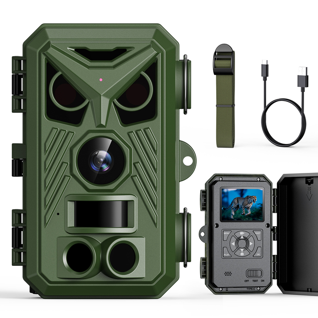 Best-Selling 2K 2MP MMS Outdoor Hunting Camera with Infrared APP CMOS Imaging 2.4inch IPS Hunting Camera