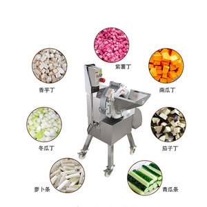 Machine commerciale automatique multifonctionnelle pour couper les fruits et légumes en dés, coupe-pommes de terre et oignons, neuve avec composant moteur central - Product Image 4