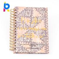 Promotion : Carnet personnalisé B5 à spirale avec couverture en PP, 100 feuilles format A5, cadeau pour étudiants