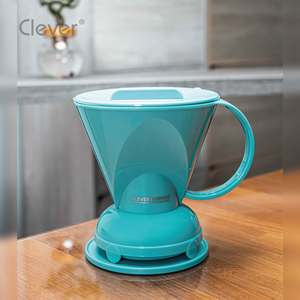Clever Dripper - Filtro de Café Reutilizable Compacto de Material de Grado Alimenticio, Color Azul Cremoso, de Preparación Rápida, para Oficina, Despensa, Salón del Personal - Product Image 4
