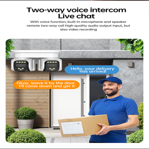 Wistino 8MP HD Dual Lens Wi Fi Cctv <strong>Camera</strong> 360 Degree Panoramic Detection Night Vision Full Color <strong>Wifi</strong> Security <strong>Camera</strong> - Product Image 6