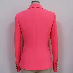 2020 yeni gelenler sonbahar koleksiyonu yüksek kaliteli kadın eğlence ofis blazer ceket