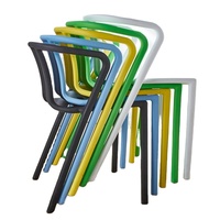 Luxe célèbre orange unique café bistrot vente en gros pp polypropylène adultes pas cher meilleure vente nouveau style chaise en plastique
