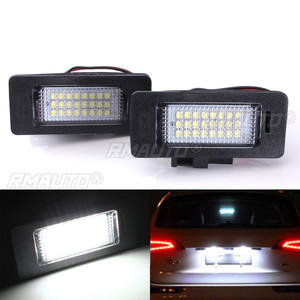 2X Feux de plaque d'immatriculation LED sans erreur pour Audi A4 B8 A5 Q5 S5 TT S4 A1 A6 S6 A7 S7 VW Golf MK6 Jetta Passat Touran - Product Image 3