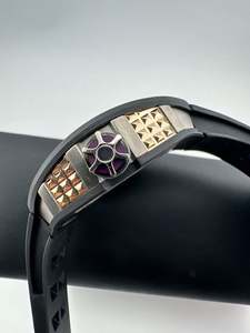 นาฬิกาจักรกลหรูคุณภาพสูงพิเศษแบบขายส่ง พร้อมกลไกตูร์บิญองกันน้ำ รุ่น RM66 นาฬิกาโครงกระดูกเรืองแสงลายปีศาจ - Product Image 4