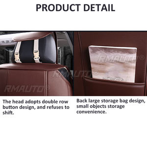 Fundas Universales para Asientos de Auto, de Cuero PU, Juego de Fundas para Asientos de Coche, Aptas para la Mayoría de los SUV, Protector de Asientos, Accesorios para Auto - Product Image 5