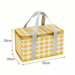 Bolsa Térmica Plegable Personalizada para Picnic al Aire Libre, Juego de Esterilla de Camping, Bolsa de Almuerzo Plegable, Juego de Esterilla de Picnic, Cesta de Camping Ligera - Product Image 3