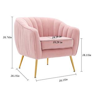 Chaises en tissu pour salon, <span class=keywords><strong>fauteuil</strong></span> et repose-pieds, 12 pièces, rose, vert, bleu, gris, jaune - Product Image 5