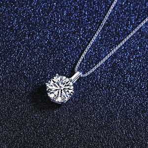 Vòng Cổ Mặt Dây Chuyền Hình Cô Gái CZCITY Trang Sức Dainty Kim Cương Quyến Rũ Hợp Thời Trang Iced Đơn Giản VVS Chuỗi Mặt Dây Chuyền Moissanite Tùy Chỉnh - Product Image 6