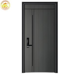 Fabricant chinois de premier plan de portes <span class=keywords><strong>d</strong></span>'<span class=keywords><strong>entrée</strong></span> en aluminium ignifugées personnalisées pour bâtiments commerciaux - Product Image 4