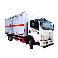 Venta Directa de Fábrica FAW, Equipo de Voladura a Prueba de Explosiones, Camión de Transporte de Mercancías Peligrosas