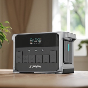 Sorein 2400w Portable Power Station Solar <b>Camping</b> Lithium Power Station 2000w - Product Image 1
