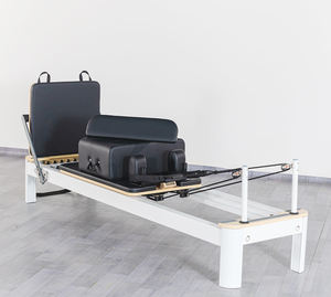 <span class=keywords><strong>Machine</strong></span> de Pilates Reformer en alliage d'aluminium de quatrième génération pour la remise en forme et l'entraînement musculaire professionnel en salle de sport - Product Image 6