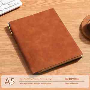 Promotion Luxury Corporate Personal Office Custom Souvenir Handmade UV Printed Leather Paper <b>A5</b> Journal Customizable Modern - Product Image 6