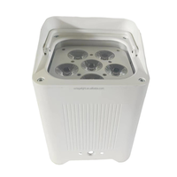 Batterie DJ Uplight contrôle sans fil DMX 6*18W RGBWA UV 6in1 alimenté par batterie Uplight LED Par lumière