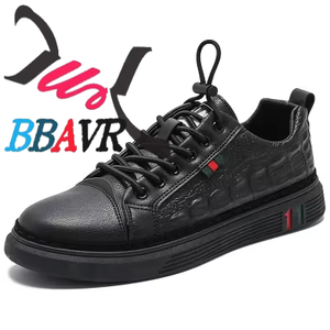 Zapatos Casuales Negros de Moda para Hombre, Zapatillas Deportivas de Skateboard - Product Image 1