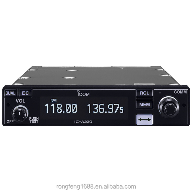 VHF Air Band Transceiver 8W Aviation Mobile Radio Long Range Walkie Talkie ICOM IC-A220 Car Radio