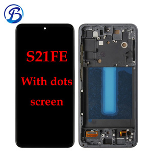 Remplacement de numériseur d'écran tactile Smartphone en gros pour <span class=keywords><strong>samsung</strong></span> Galaxy <span class=keywords><strong>S21FE</strong></span> écran AMOLED OLED d'origine avec des brûlures - Product Image 1