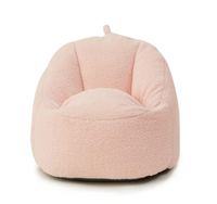 EMA Usine Offre Spéciale Nouveau Design Mobilier Léger Doux Pouf Canapé Chaise Confortable Tissu Paresseux Canapé