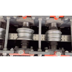 Estantería automática sin tornillos de buena calidad, postes verticales, remache, máquina de formación de rollos con perforación - Product Image 6