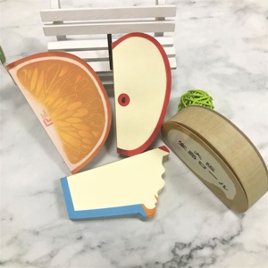 Notas Adhesivas Creativas de Papel Personalizado, Notas Adhesivas con Forma de Fruta en 3D, Notas Adhesivas Portátiles con Forma de Manzana - Product Image 6