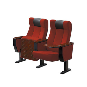 เก้าอี้แถวเรียงกันของ Guoye Furniture รุ่น GY-2102 สีแดง พร้อมที่วางแขน สำหรับใช้ในห้องประชุม โรงละคร และห้องเรียน - Product Image 3