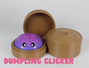 Giocattolo Antistress a Forma di Raviolo Stampato in 3D, Fidget Push Pop, Blind Box, Decorazione da Scrivania, Regalo da Collezione - Product Image 2