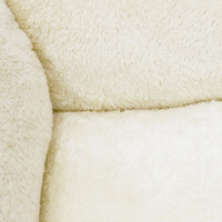 Lit pour chien rectangulaire de luxe en tissu sherpa à motifs de fruits, personnalisé, écologique, teint en fil, lavable en machine – Offre Spéciale