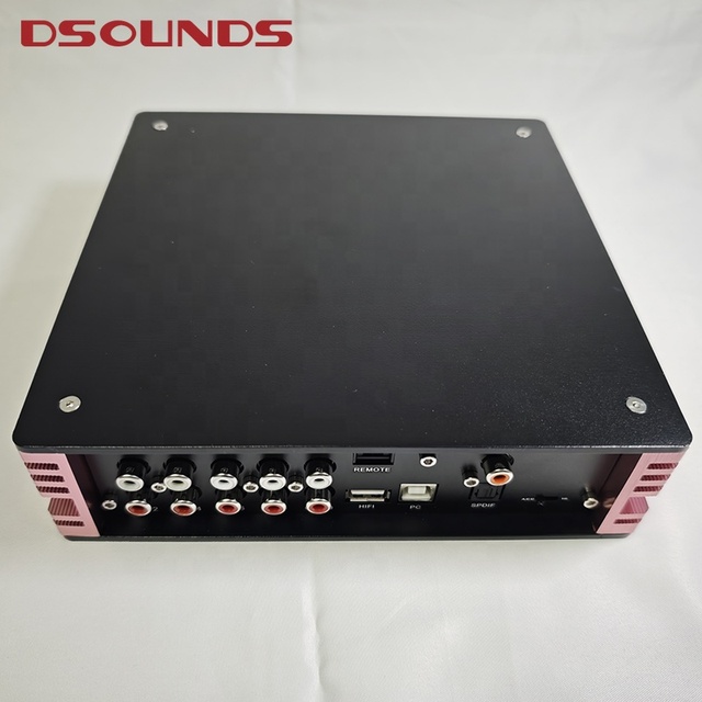 Car Amplifier with Remote Car Stereo 8 in 10 Out DSP Amplifier Big Power Car Amplifier with 5.2 bluetooth for Car Audio