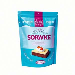 Custom Matte Finish Gravure Printed Stand Pouch Moisture for Smell Proof Ziplock Seal Foil <b>Bags</b> for Pet Food <b>Cake</b> Snack Nuts - Product Image 3