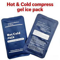 Compresa de Gel Reutilizable Frío/Calor, Tela Suave de Poliéster y Nailon, Alivio Cómodo del Dolor Muscular y Enfriamiento Corporal de Emergencia